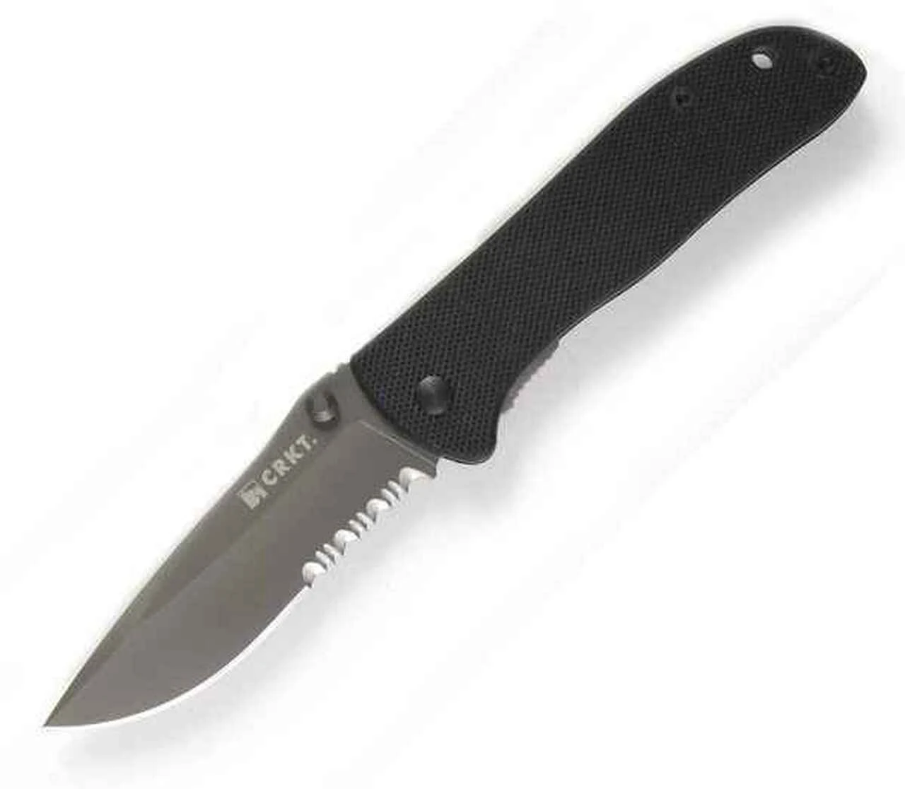 CRKT 6460K Drifter, 2.87" 8Cr14MoV SS Combo Blade, TiNi Finish, G-10 Handle 1 CRKT 6460K Drifter, 2.87" 8Cr14MoV SS Combo Blade, TiNi Finish, G-10 Handle