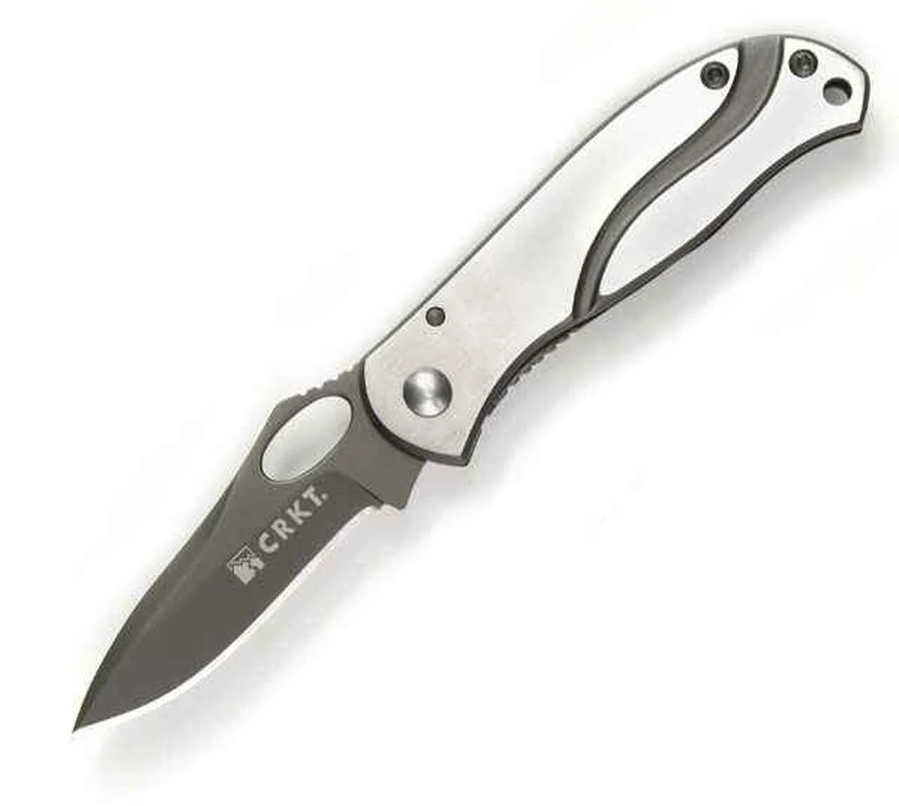 CRKT 6470 Pazoda 2, 2.12" 8Cr13MoV Plain Blade, SS Handle 1 CRKT 6470 Pazoda 2, 2.12" 8Cr13MoV Plain Blade, SS Handle