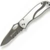 CRKT 6490 Pazoda, 2.6" 8Cr14MoV Combo Blade, SS Handle