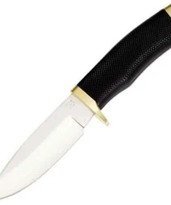 Buck Knives Buck 692BKS Vanguard, 4.25" 420HC Plain Blade, Black Rubber Handle