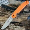 Ontario RAT Model 1 Folder, 3.5" D2 Blade Steel, Orange Handle