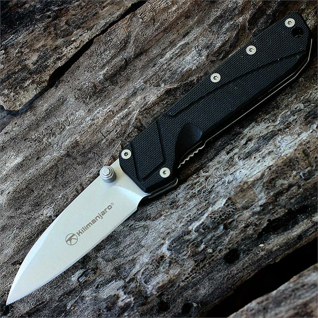 Kilimanjaro, 910200, Prota, Express Spring-Assist folder, Black G-10 Handle 1 Kilimanjaro, 910200, Prota, Express Spring-Assist folder, Black G-10 Handle