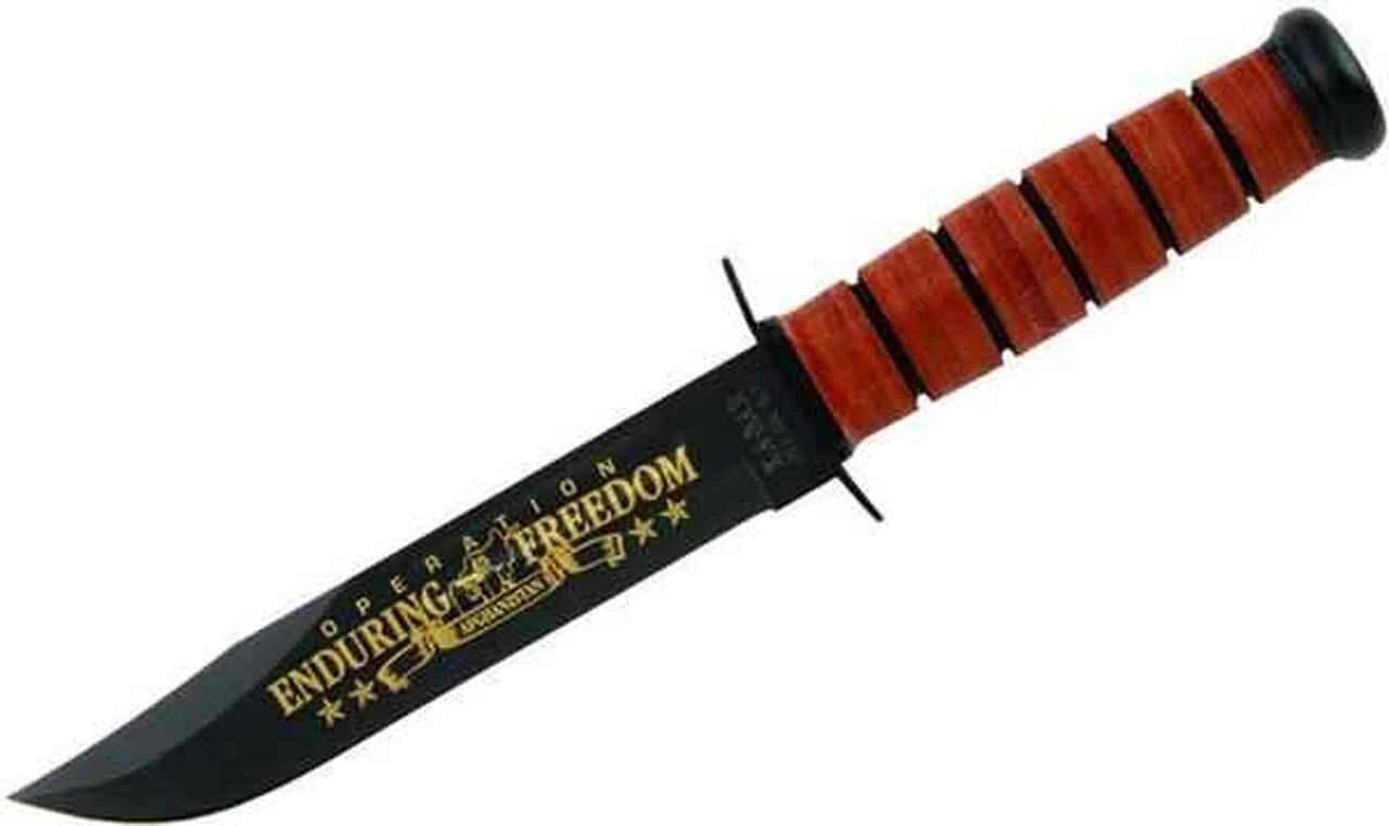 KA-BAR OEF Afghanistan USMC Commemorative Fight Knife 1 KA-BAR OEF Afghanistan USMC Commemorative Fight Knife