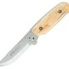 Marttiini Knives Marttiini Lynx Folder, 420 Stainless Steel, Curly Birch Handle