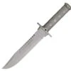 Aitor 16015 Knife Aitor Jungle King, 8" SS Plain Blade, SS Handle, OD Green Nylon Sheath