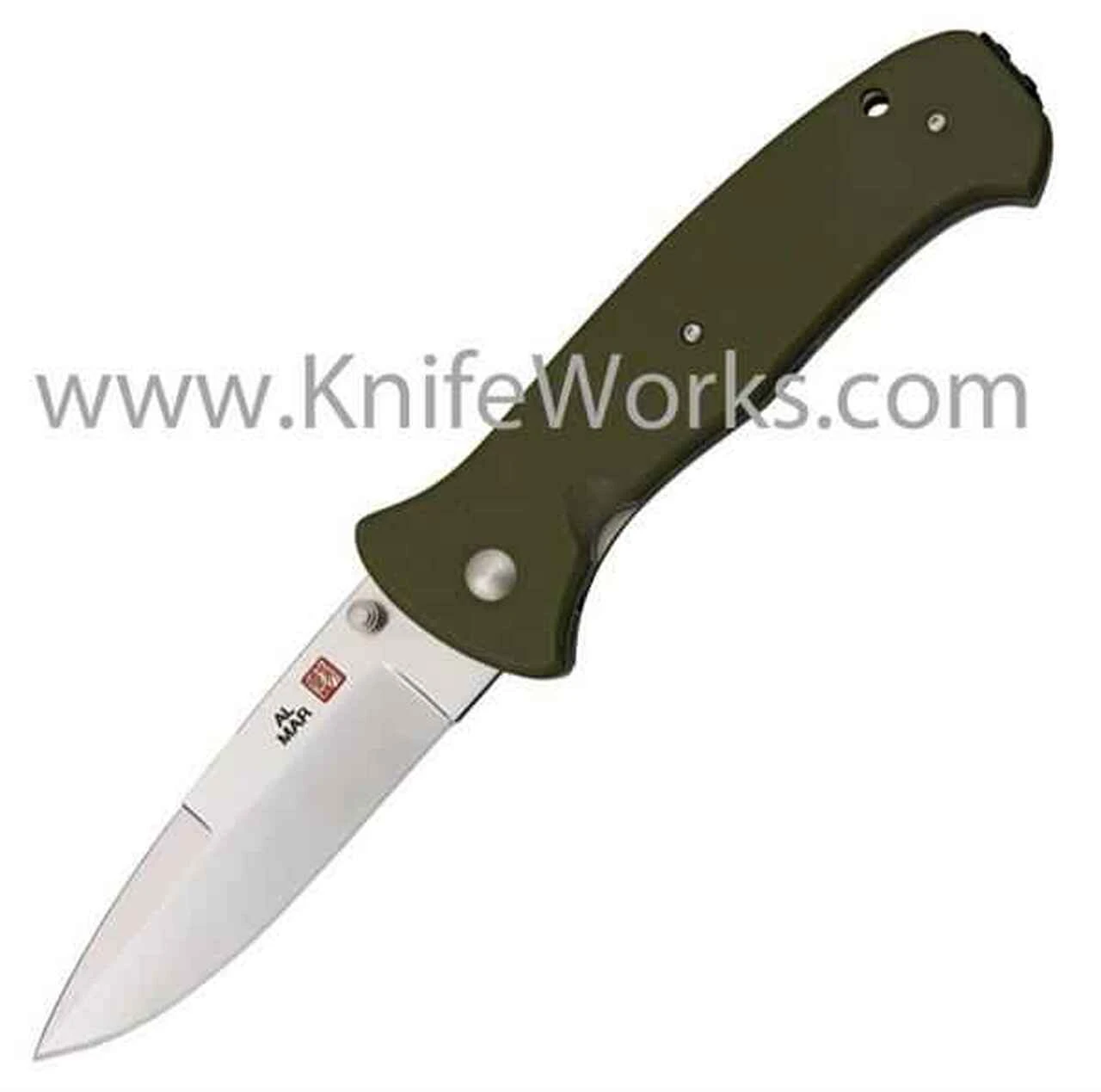 Al Mar MS2KOD Mini SERE 2000, 3" VG-10 Plain Blade, Olive Drab G-10 Handle 1 Al Mar MS2KOD Mini SERE 2000, 3" VG-10 Plain Blade, Olive Drab G-10 Handle