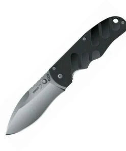 Boker Plus M Type, 440C Stainless, Black G-10 Handle