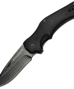 Boker Magnum Forward Liner Lock, 440, Black G-10 Handle