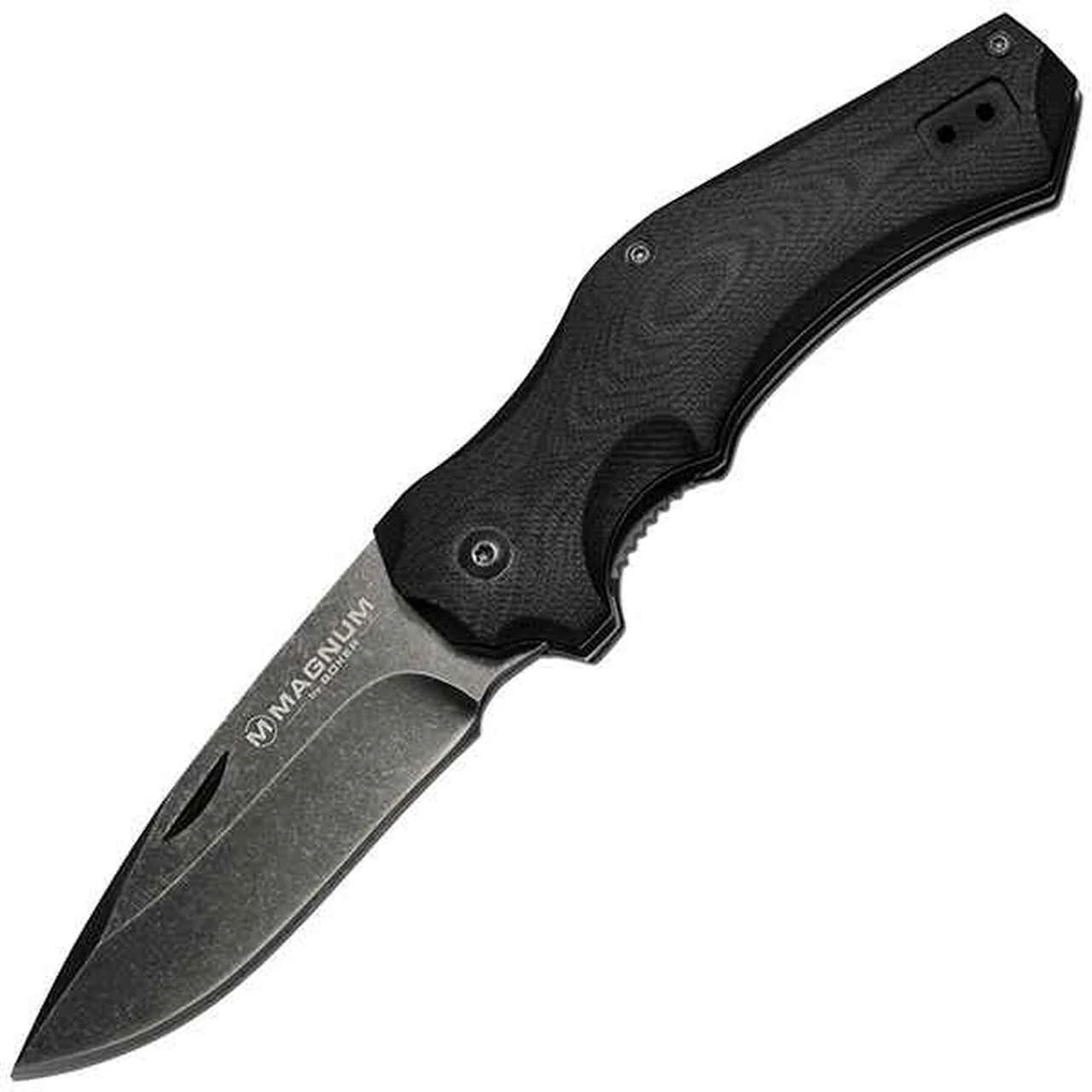 Boker Magnum Forward Liner Lock, 440, Black G-10 Handle 1 Boker Magnum Forward Liner Lock, 440, Black G-10 Handle