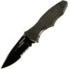 Blackhawk Blades Hornet II, AUS-8A Stainless Black Teflon, Combo Edge
