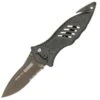 Blackhawk BlackHawck BB15M111BK CQD Mark I Type E, 3.75" AUS-8 Combo Blade, Reinforced Nylon Handle