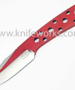 Blackjack Classic Knives BlackJack Model 155 Neck Knife Red Finish w/Sheath