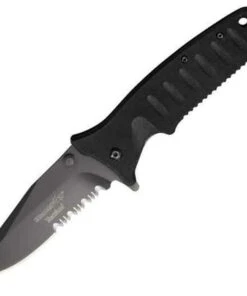 Fox Knives USA Blackfox Tactical Linerlock, 5" Closed, Clip Blade, Combo Edge