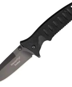 Fox Knives USA Blackfox Tactical Linerlock, 4" Closed, Spear Blade, Plain Edge