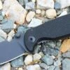 DPx HEST/F Triple Black Plain Edge, Black TiCN PVD Coated Sterile German Niolox, Black G-10 Handle