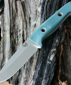 Benchmade Knives Benchmade Bushcrafter 162 Sibert 9 in. Fixed Blade, 4.43 in S30V Blade Steel, G-10 Handle, Leather Sheath