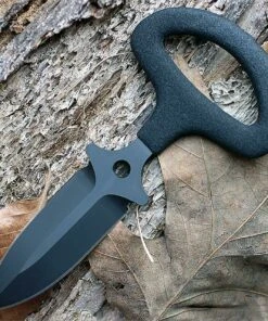 Benchmade Knives Benchmade Adamas CBK, 175BK, 2.50 in. 440C Steel Black Push Dagger, Black Sheath