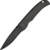 Benchmark Carbonfiber Linerlock, Plain Edge