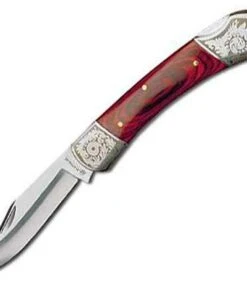 Boker Magnum Lockback, 420 Stainless Steel, Pakkawood w/ Etched Bolsters