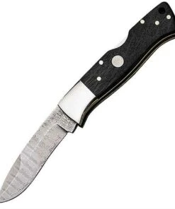 Boker Hunter Damascus, Swamp Oak Handle