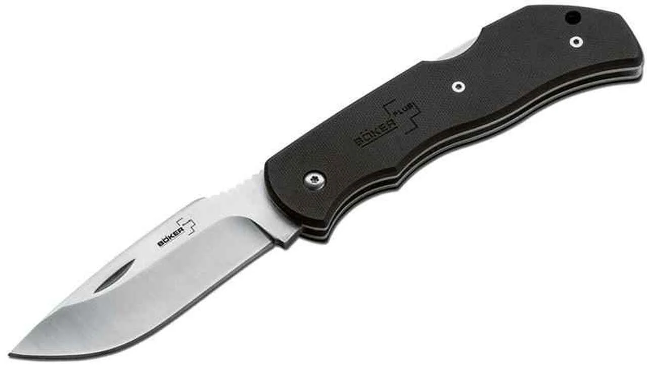 Boker Plus Optima Lockback, AUS-8 Stainless, G-10 Handle 1 Boker Plus Optima Lockback, AUS-8 Stainless, G-10 Handle