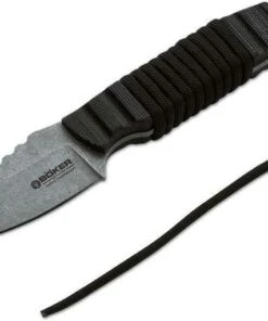 Boker Bender Fixed Blade, 440C Stainless, Micarta Handle