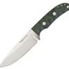 Boker BO620 Savannah, 4.6" N690BO SS Plain Blade, Micarta Handle, Leather Sheath
