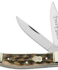Boker Copperhead, C-75 Carbon Steel, Appaloosa Bone Handle