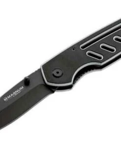 Boker Magnum Darklight, 440 Stainless, G-10 Handle