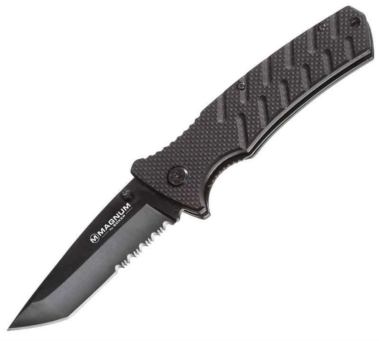 Boker Magnum Security Forces, Tanto 440, Black G-10 Handle 1 Boker Magnum Security Forces, Tanto 440, Black G-10 Handle