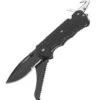 Boker Magnum Dark Angel Folding Knife, 440, Black G-10 Handle