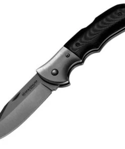 Boker Magnum Gray Eminence Folder, 440, Micarta Handle