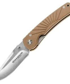 Boker Magnum Sunrise Folder, 440, Tan G-10 Handle
