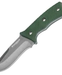 Boker Magnum Roamer Fixed Blade, 400, Green G-10 Handle