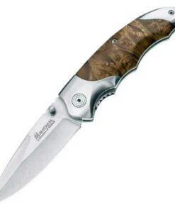Boker Magnum Hawk, 440C Stainless, Wood Handles