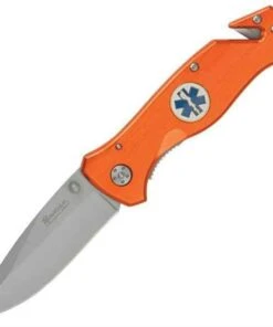 Boker Magnum To Serve and Protect-Medic, 440 Stainless, Aluminum Handle