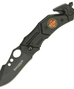 Boker Magnum Fire and Rescue Folder, 440 Stainless, Composition Handle
