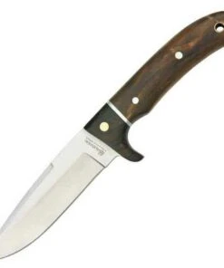Boker Magnum Elk Hunter BOM02GL683 , 440 Stainless, Rosewood/Root Wood Handle