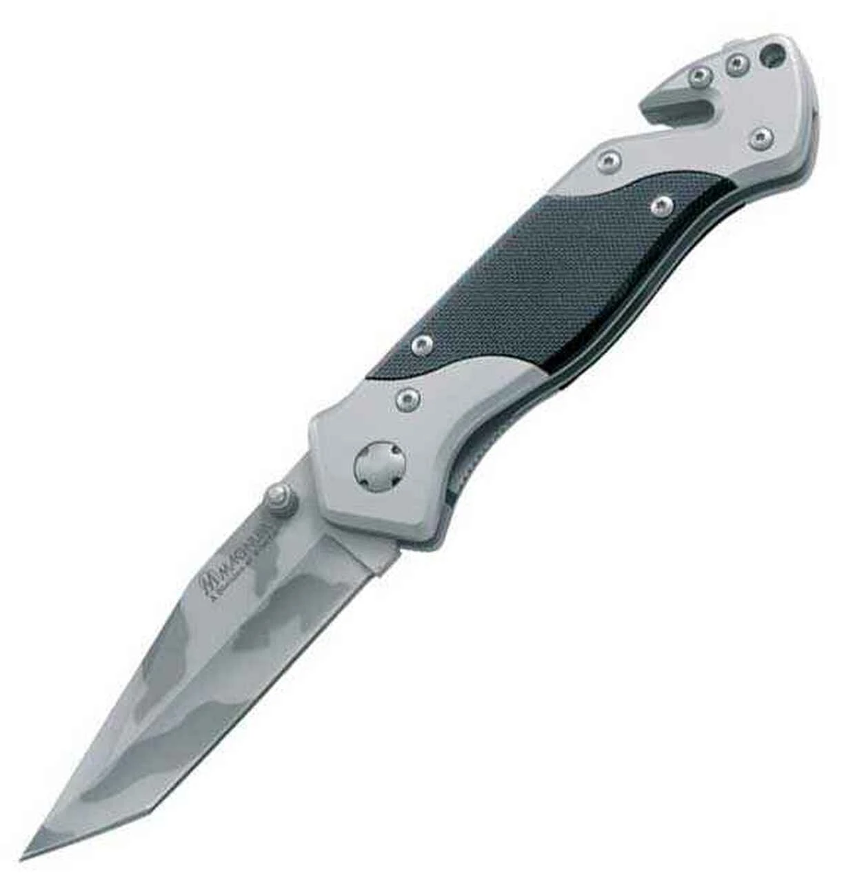 Boker Magnum Tactical Rescue Knife, 440 Stainless, Stainless Steel/ G-10 1 Boker Magnum Tactical Rescue Knife, 440 Stainless, Stainless Steel/ G-10