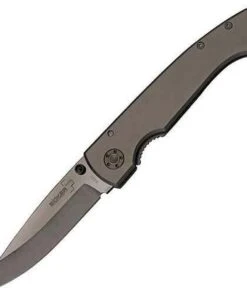 Boker Plus ANTI-MC Tactical Knife, High-Tech Ceramic, Titanium Handle