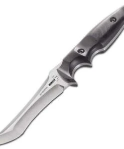 Boker Plus Rampage Fixed Blade, 440C Stainless, Black Micarta Handle