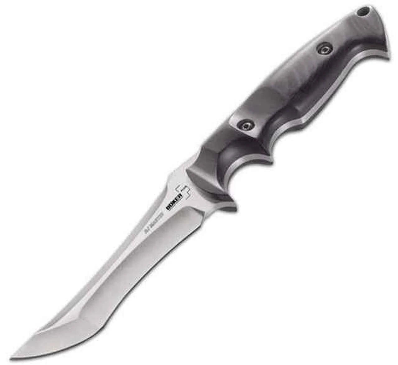 Boker Plus Rampage Fixed Blade, 440C Stainless, Black Micarta Handle 1 Boker Plus Rampage Fixed Blade, 440C Stainless, Black Micarta Handle