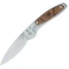 Browning Knives Browning Falcon, Walnut Handle, Plain Edge, Pocket Clip