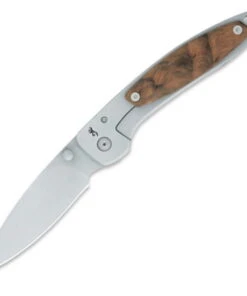 Browning Knives Browning Falcon, Walnut Handle, Plain Edge, Pocket Clip