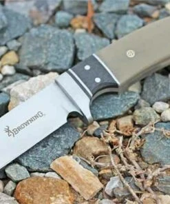 Browning Knives Browning Woods Runner Coyote, 8Cr13MoV, Tan G-10 Handle