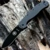 BRK Avispa Folder, Black Nylon handles, Black AUS-8 Blade, Plain Edge, Design by Esee Knives