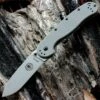 BRK Avispa Folder, Foliage Green Nylon handles, Stonewash AUS-8 Blade, Plain Edge, Design by Esee Knives