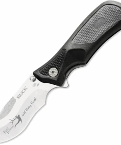 Buck Knives Buck 585GYSHH ErgoHunter Adrenaline, Haley Heath, 3"420HC Plain Blade, Nylon with Rubber Inlay