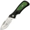 Buck Knives Buck 588GRSHH Folding ErgoHunter Adrenaline, 3" S30V Plain Blade, Black/Green