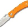 Buck Knives Buck 722ORS1 Spitfire, 3.25" 420HC Plain Blade, Orange Aluminum Handle